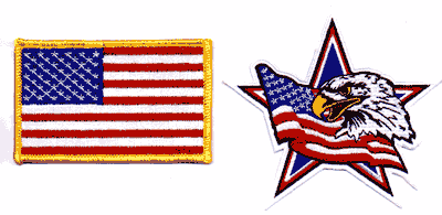 U.S. Patriotic and Custom Embroidered Patches