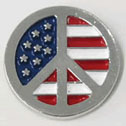 Peace American Flag lapel pins