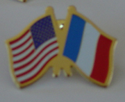 U.S. France Friendship pins