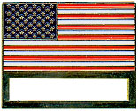 U.S. Flag pin Badge Holder