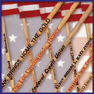 Miniature American Flags Bulk Printed with your messag on wooden handle