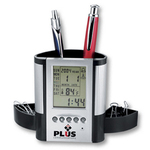 Clock / Calendar DESK ORGANIZER