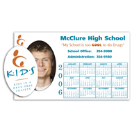 Picture Frame Calendar with Oval Cutout