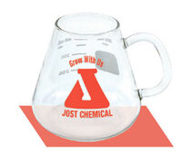 Erlenmeyer Beaker Mug with Handle