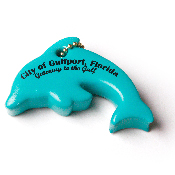 Jumping Dolphin Shaped Floating Key Chain