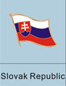Slovak Republic Flag Pin