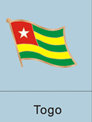 Togo Flag Pin