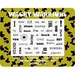 Camouflage Picture Frame Message Magnet