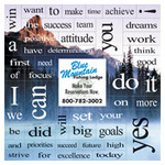 Mountain 49 Motivation Words Message Magnet