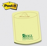 Can / Barrel - Die cut Post it Note Pads