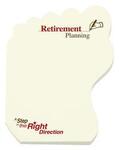 Foot / Footprint Die cut Post it Note Pads