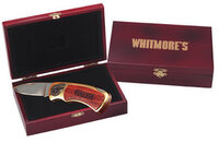 Maxam® Lockback Knife in wood display box