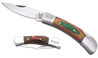 Colored Wood Handled Pocket Knife