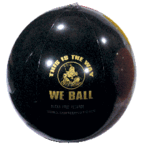 Inflatable Solid Color Black Beachball
