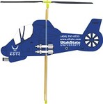 Foam Military Helicopter - Rubber Band Powered