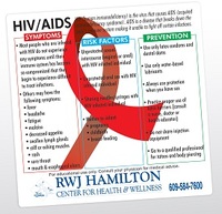 HIV/AIDS Health and Safety Magnet
