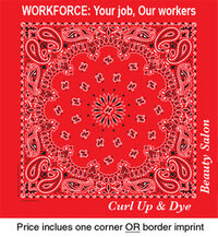 Classic Paisley 22 inch Bandanna