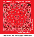 Classic Paisley 22 inch Bandanna