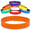Wristbands with your custom printed branding or personalized logo.