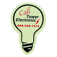 Light Bulb Shaped Magnets - Glow in the Dark