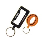 Custom Shaped Vinyl Key chains w/ optional Cut Out