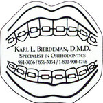 Mouth with Braces Shaped Magnet