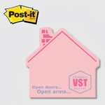House / Home - Die Cut Post-it Note Pads