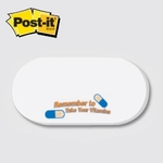Pill / Capsule - Die Cut Post-it Note Pads