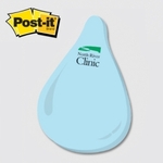Water Droplet / Rain Drop - Die Cut Post-it Note Pads