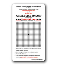 Amsler Grid Test Magnet - Sample