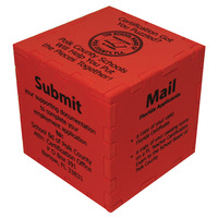Foam Cube w/ optional Pencil Holder / Bank Slots - Snafooz® type puzzle