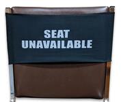 SEAT UNAVAILABLE Chair Covers Stretchable Bands