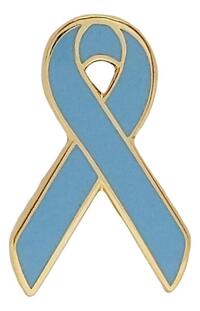 Light Blue / Sky Blue / Baby Awareness / Support Ribbon Lapel Pin