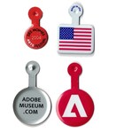 Plastic Coated Metal Litho Tab - Small Sizes & Shapes