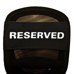 Stock Design RESERVED Chair Covers Seat Markers