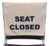 Seat Closed Chair Cover - Fold Over