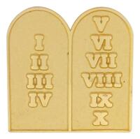 Ten Commandments Lapel Pin