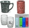 Tiki Mugs, Glasses & Drinkware with your custom printed branding or...