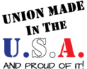 Union Made in the USA with your custom printed branding or personalized logo.