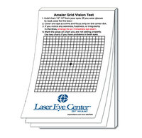 Amsler Grid Test Tear Off Paper Recording Pads