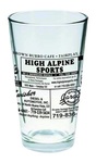 Advertising Pint Glass & Mixing Tumbler - 16 oz