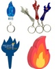 Flame / Fire / Torch / Burning Shaped Items with your custom printed branding or personalized logo.