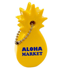 Pineapple Shaped Foam Coated Keytag