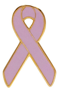 Lavender / Light Purple Awareness / Support Ribbon Lapel Pin