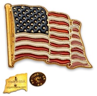 US Flag Lapel Pin - Made in America