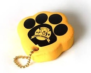 Paw Print Shaped Floating Keychain