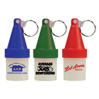 Glowing Floating Buoy Plastic Keychain