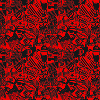 Rotary Printed 22 inch Bandanna (Pigment Printed)