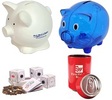 Piggy Banks, Coin Banks and Savings Banks with your custom printed branding...