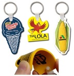 Soft Flexible Vinyl Keychain Custom Shaped Made in America